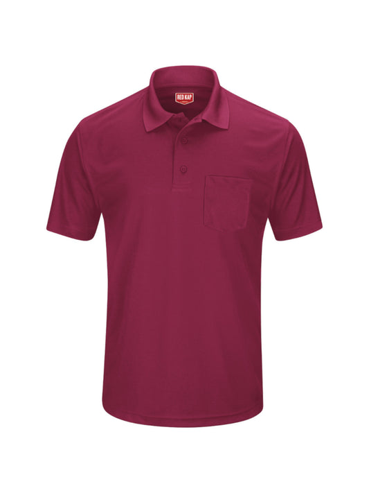 Men's Short Sleeve Performance Knit Pocket Polo