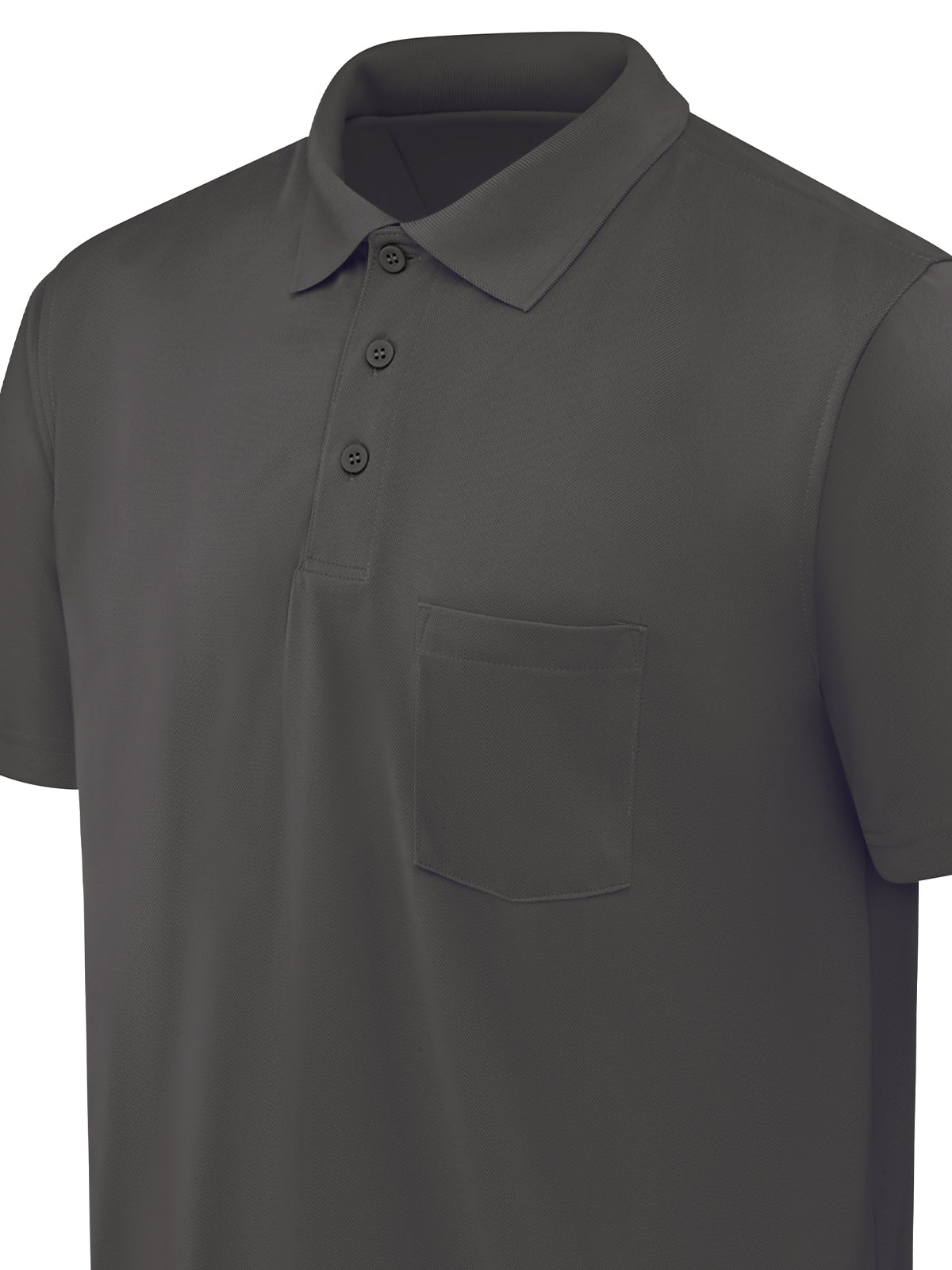 Men's Short Sleeve Performance Knit Pocket Polo