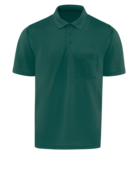 Men's Short Sleeve Performance Knit Pocket Polo