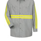 Men's Long Sleeve Industrial Work Shirt