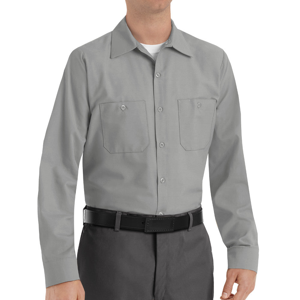 Men's Long Sleeve Industrial Work Shirt