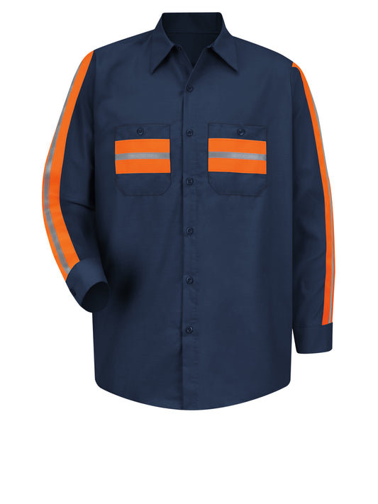 Men's Long Sleeve Industrial Work Shirt