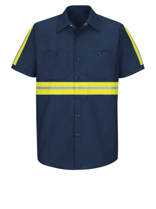 Men's Short Sleeve Industrial Work Shirt