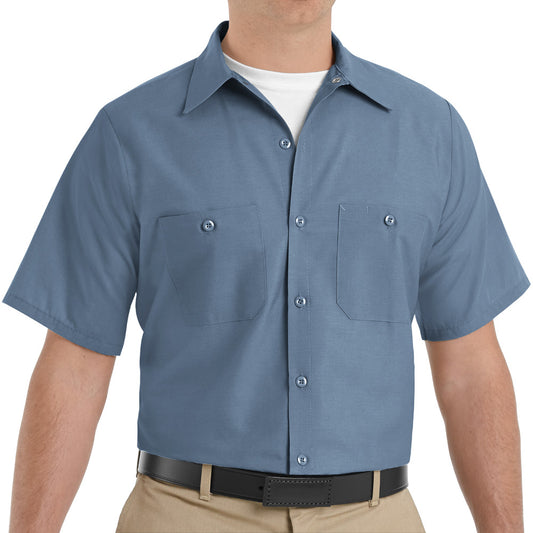 Men's Short Sleeve Industrial Work Shirt