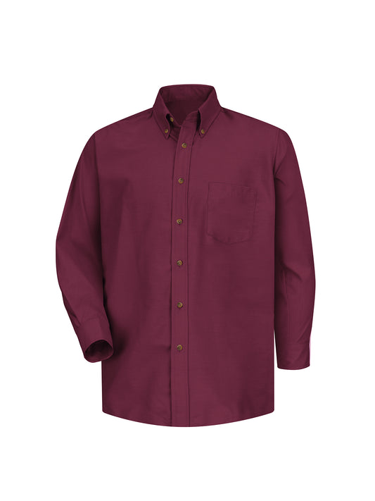 Men's Long Sleeve Button Down Poplin Shirt