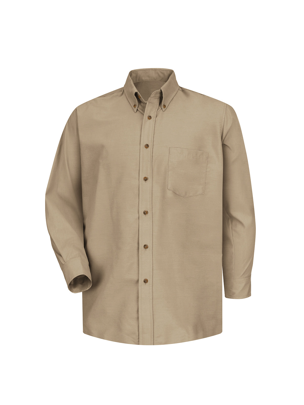 Men's Long Sleeve Button Down Poplin Shirt