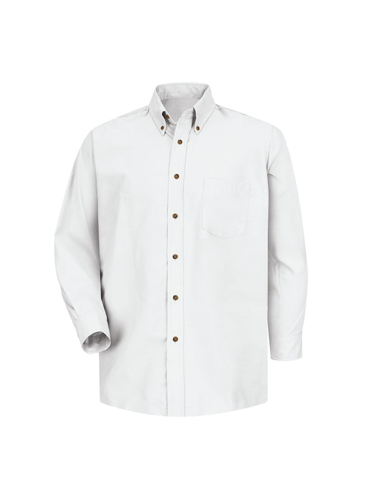 Men's Long Sleeve Button Down Poplin Shirt