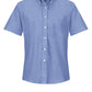 Women's Blu/Wh Str Drs Shirt 60/40 Oxf