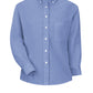 Women's Blu/Wh Str Drs Shirt 60/40 Oxf