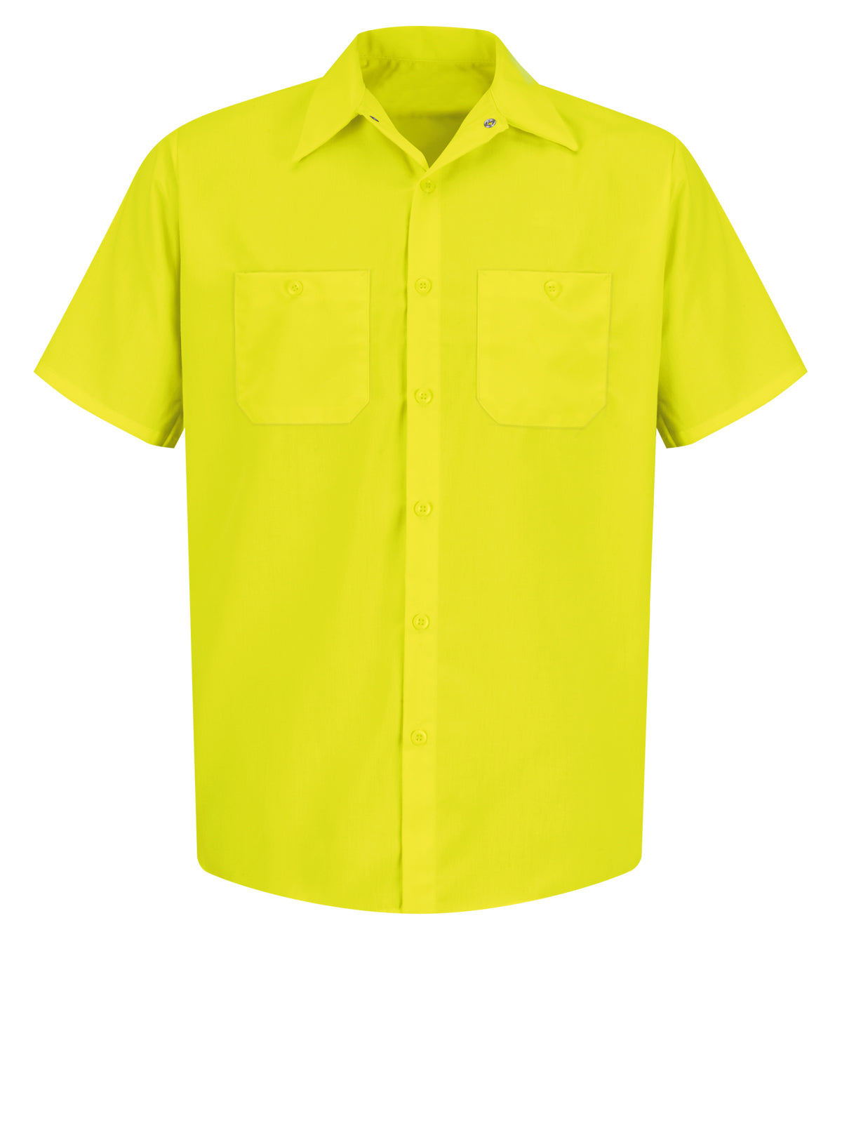 Men's Hi-Visibility Short Sleeve Work Shirt