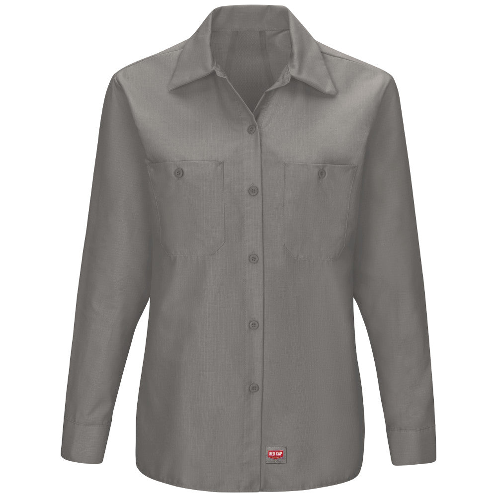 Women's Long Sleeve Work Shirt with Mimix