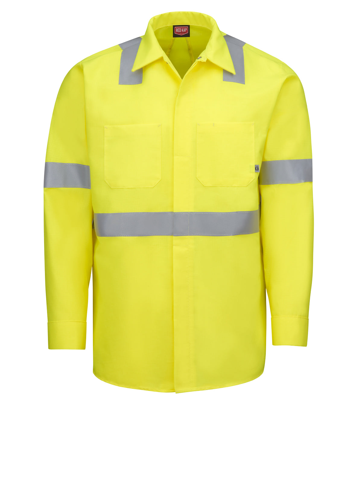 Men's Long Sleeve Hi-Visibility Ripstop Work Shirt - Type R, Class 2