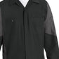 Men's Long Sleeve Two-Tone Crew Shirt