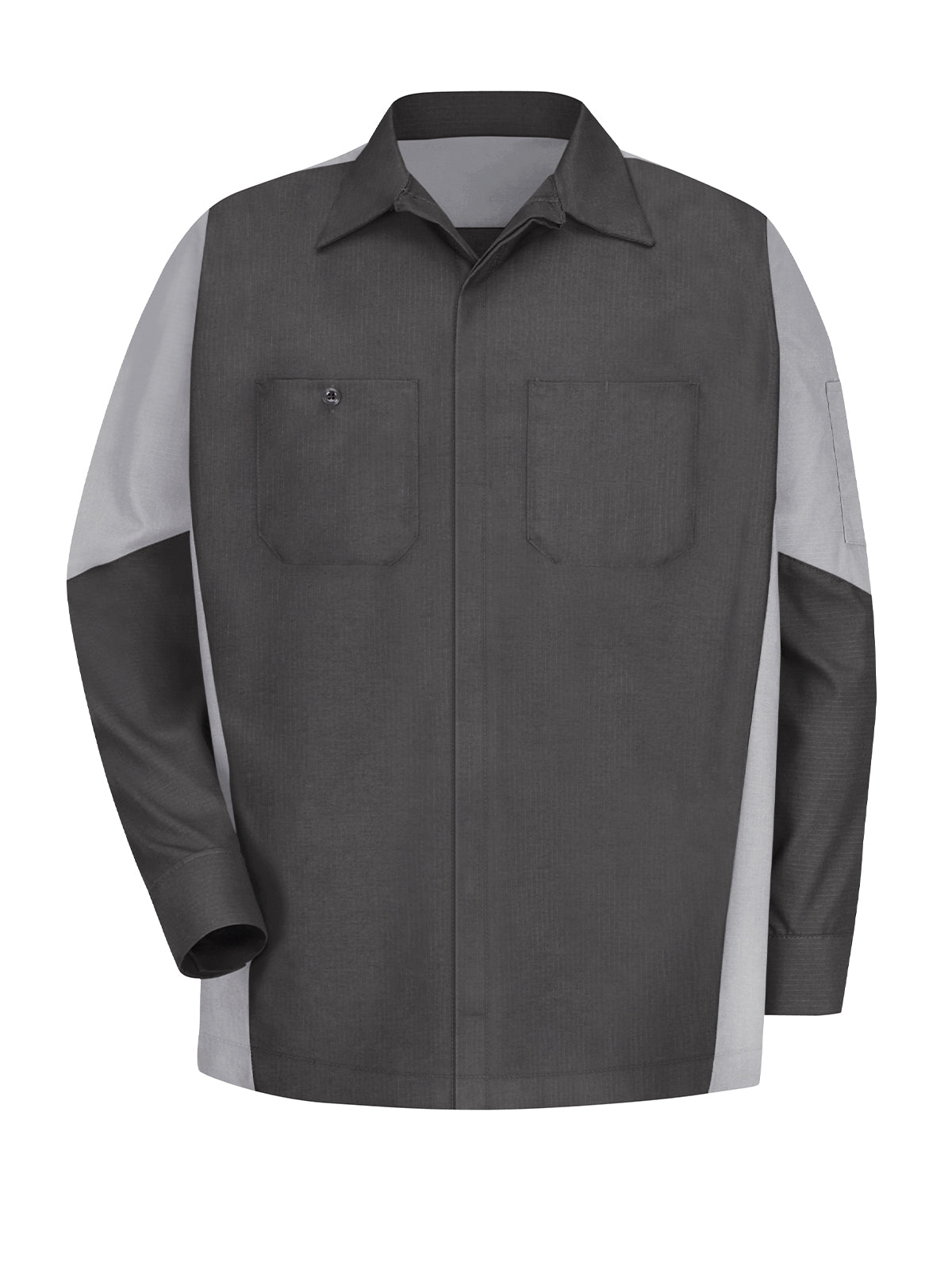 Men's Long Sleeve Two-Tone Crew Shirt