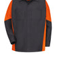 Men's Long Sleeve Two-Tone Crew Shirt