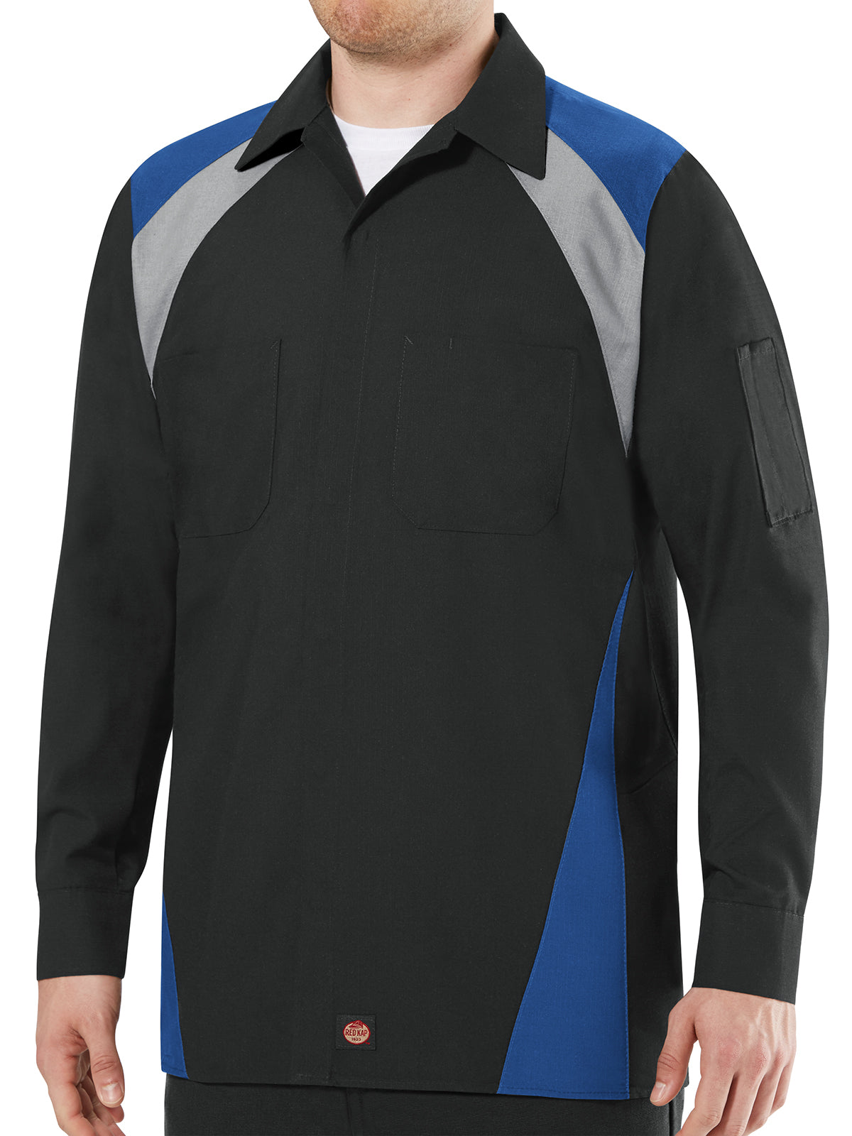 Men's Long Sleeve Tri-Color Shop Shirt