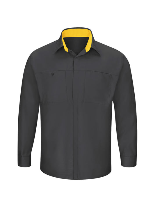 Men's Long Sleeve Performance Plus Shop Shirt