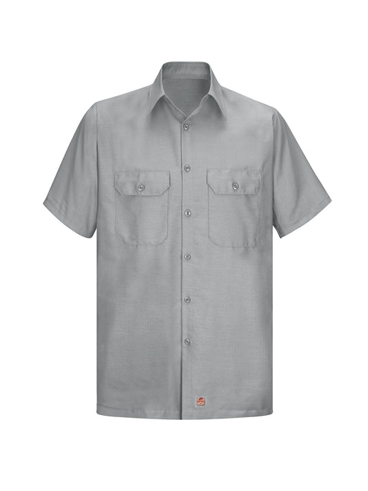 Men's Short Sleeve Solid Rip Stop Shirt