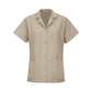 Women's Short-Sleeve Loose Fit Smock