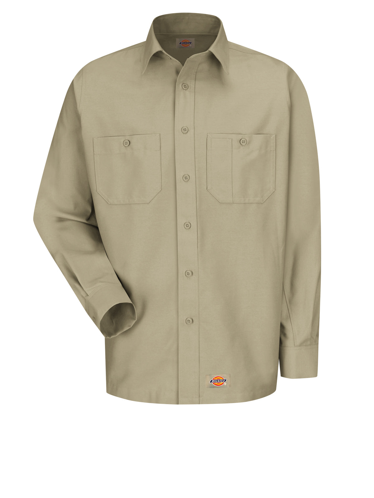 Men's Long Sleeve Black Canvas Workshirt