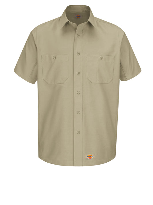 Men's Canvas Short-Sleeve Work Shirt