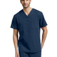 Men's 2-Pocket Tuckable V-Neck Scrub Top