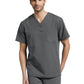 Men's 2-Pocket Tuckable V-Neck Scrub Top