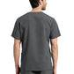 Men's 3-Pocket Stripe Detail Chest Pocket V-Neck Scrub Top