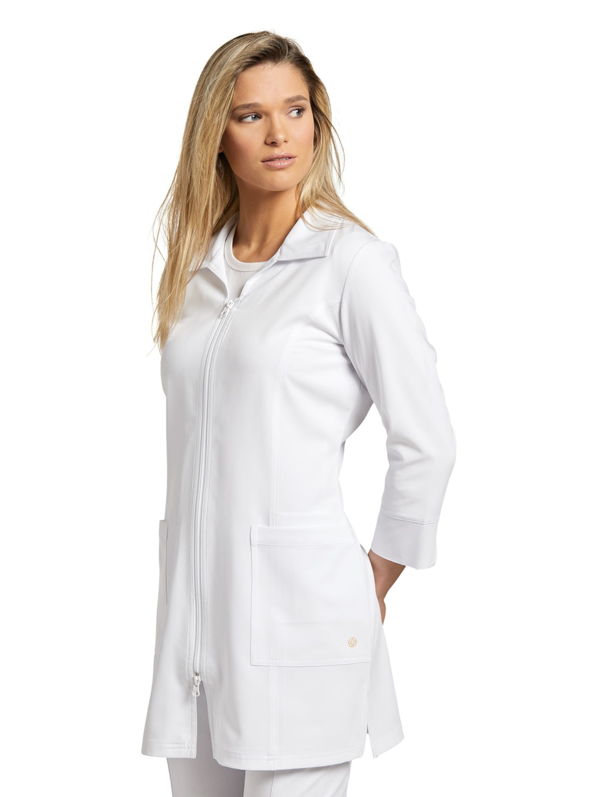 Women's Three-Pocket 32" Mid-Length Lab Coat