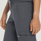 Women's 6-Pocket Low-Rise Waist Cargo Scrub Pant