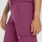 Women's 6-Pocket Low-Rise Waist Cargo Scrub Pant