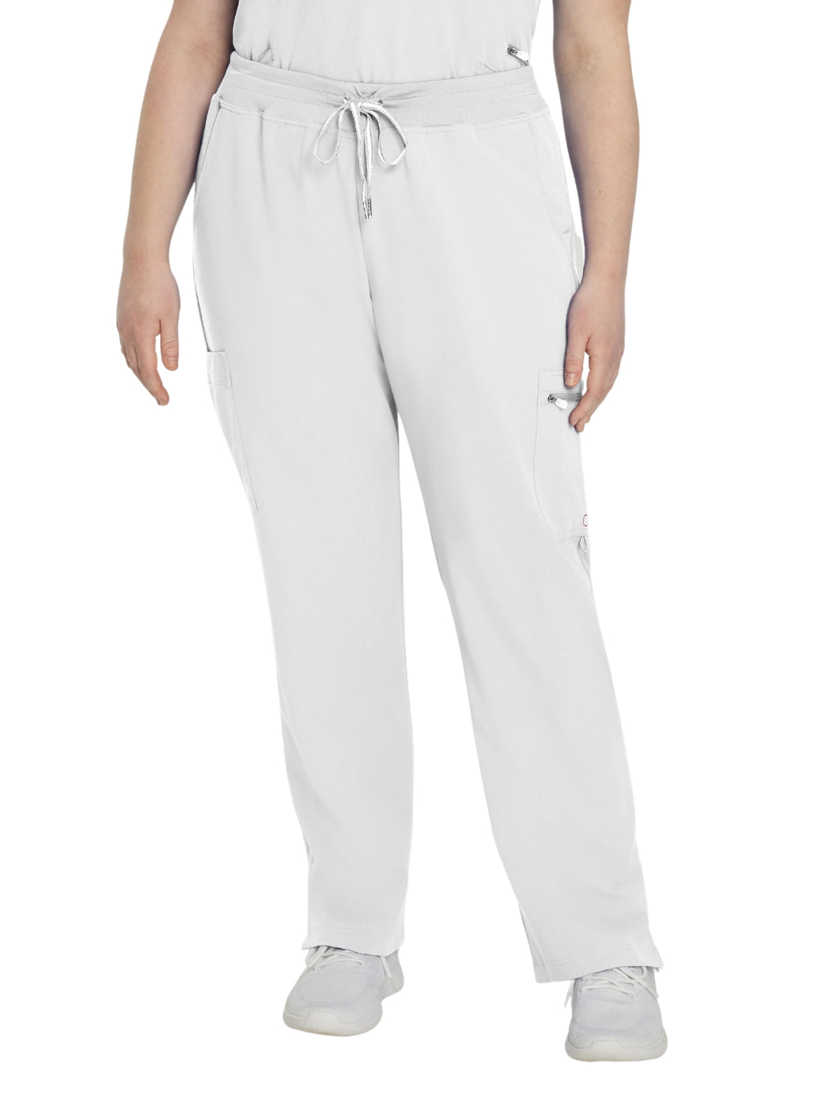 Women's 6-Pocket Low-Rise Waist Cargo Scrub Pant