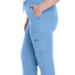 Women's 7-Pocket Mid-Rise Triple-Elastic Waist Jogger Scrub Pant