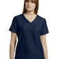 Women's 1-Pocket Tuckable V-Neck Scrub Top