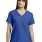 Women's 1-Pocket Tuckable V-Neck Scrub Top