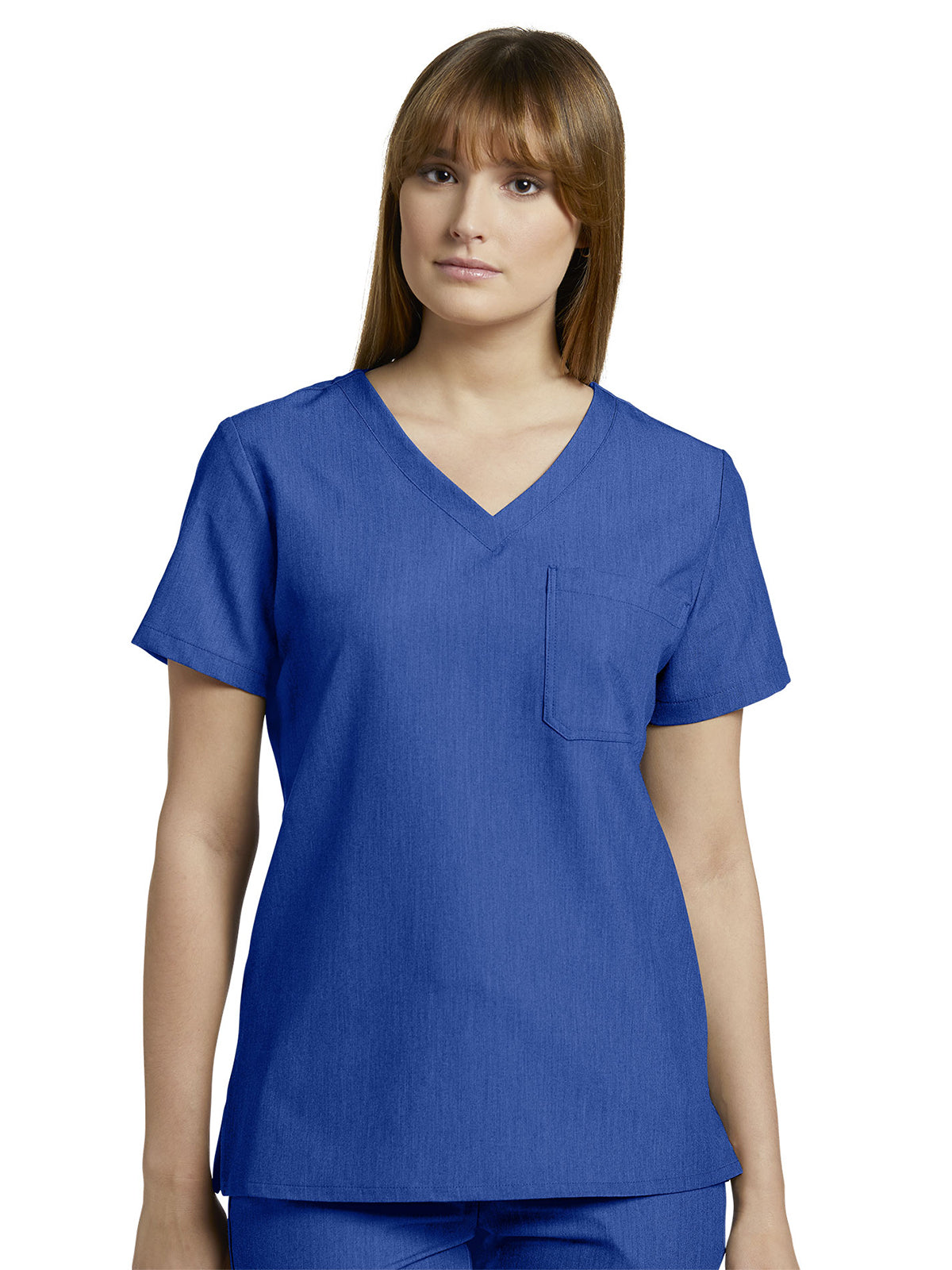 Women's 1-Pocket Tuckable V-Neck Scrub Top