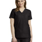 Women's 3-Pocket Stylized Seam V-Neck Scrub Top