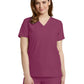 Women's 3-Pocket Stylized Seam V-Neck Scrub Top