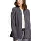 Women's 3-Pocket Crew Neck Warm-Up Scrub Jacket