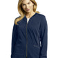 Women's 3-Pocket Crew Neck Warm-Up Scrub Jacket