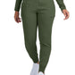 Women's 6-Pocket High-Rise Knit Elastic Waist Jogger Scrub Pant