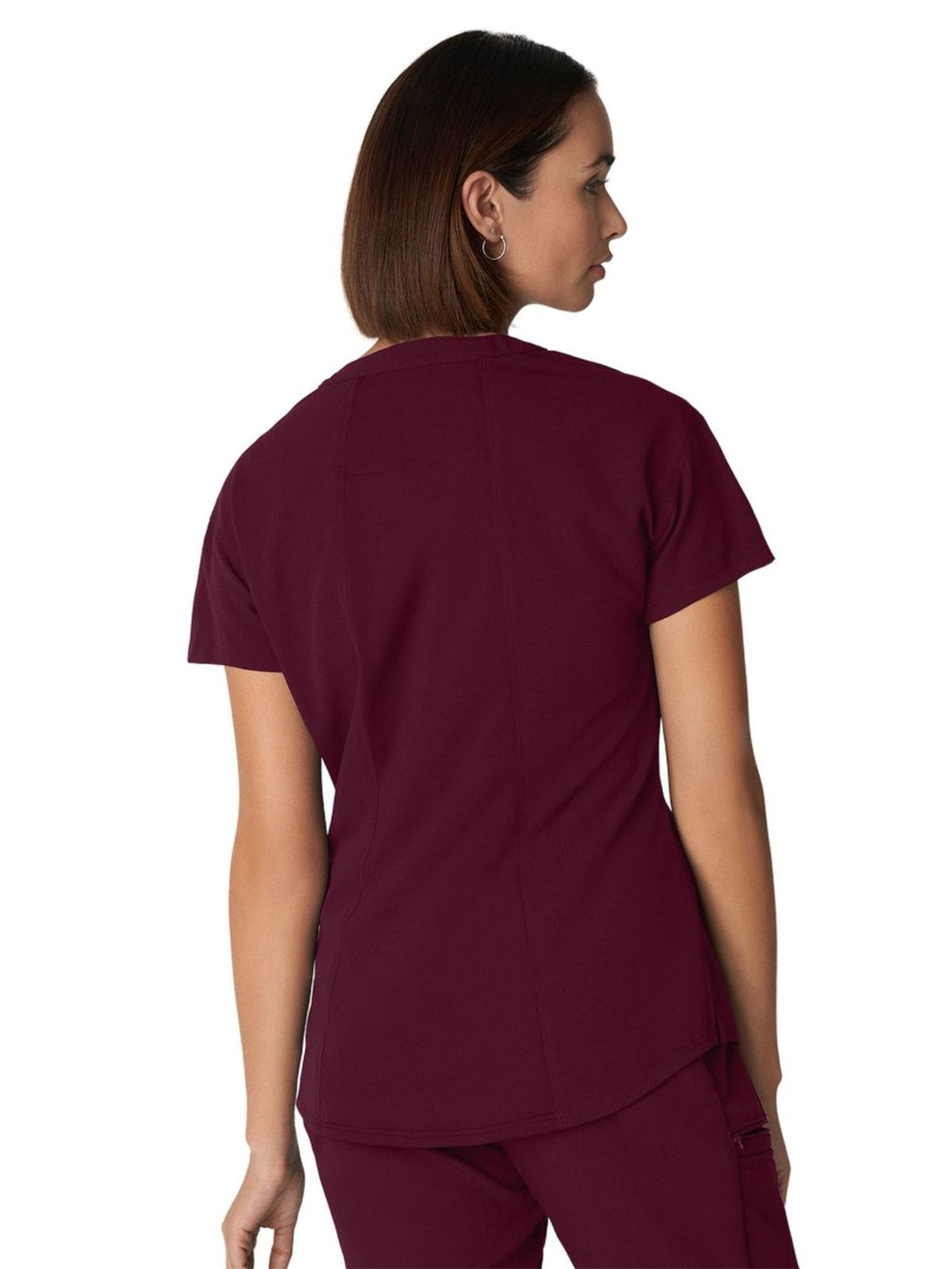 Women's 1-Pocket Tuckable V-Neck Scrub Top