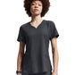 Women's Curved V-Neckline Scrub Top