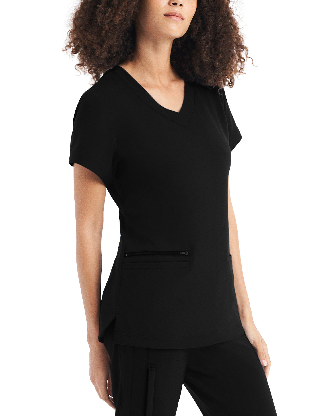 Women's 3-Pocket V-Neck Top