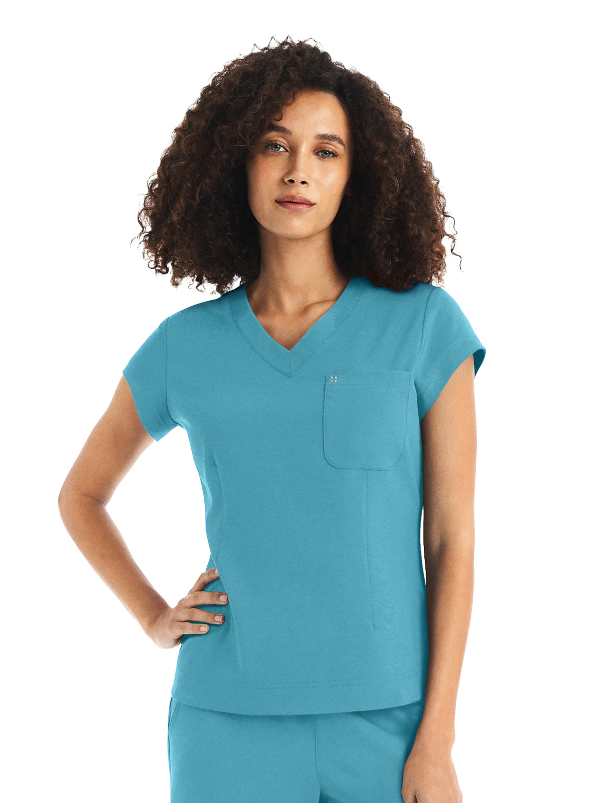 Women's 1-Pocket V-Neck Top