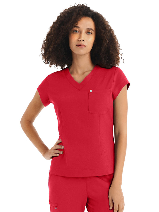 Women's 1-Pocket V-Neck Top