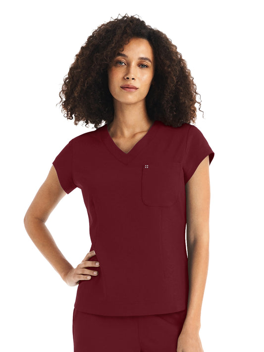 Women's 1-Pocket V-Neck Top