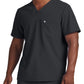 Men's 2-Pocket Fluid Resistant V-Neck Scrub Top