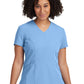 Women's 3-Pocket Princess Seams V-Neck Scrub Top