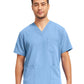 Men's 3-Pocket V-Neck Scrub Top